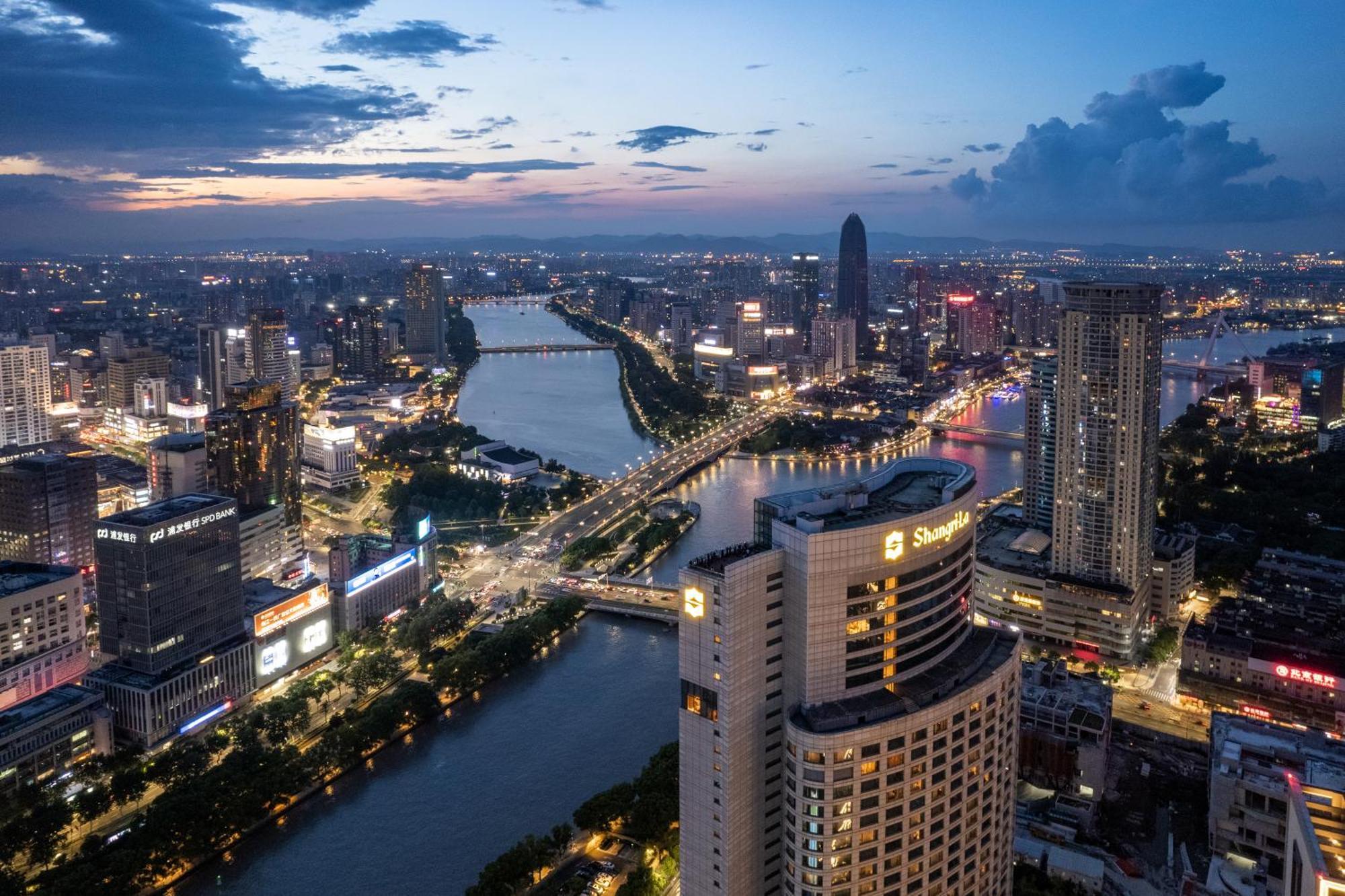 Hotel Shangri-La Ningbo - The Three Rivers Intersection Exteriér fotografie