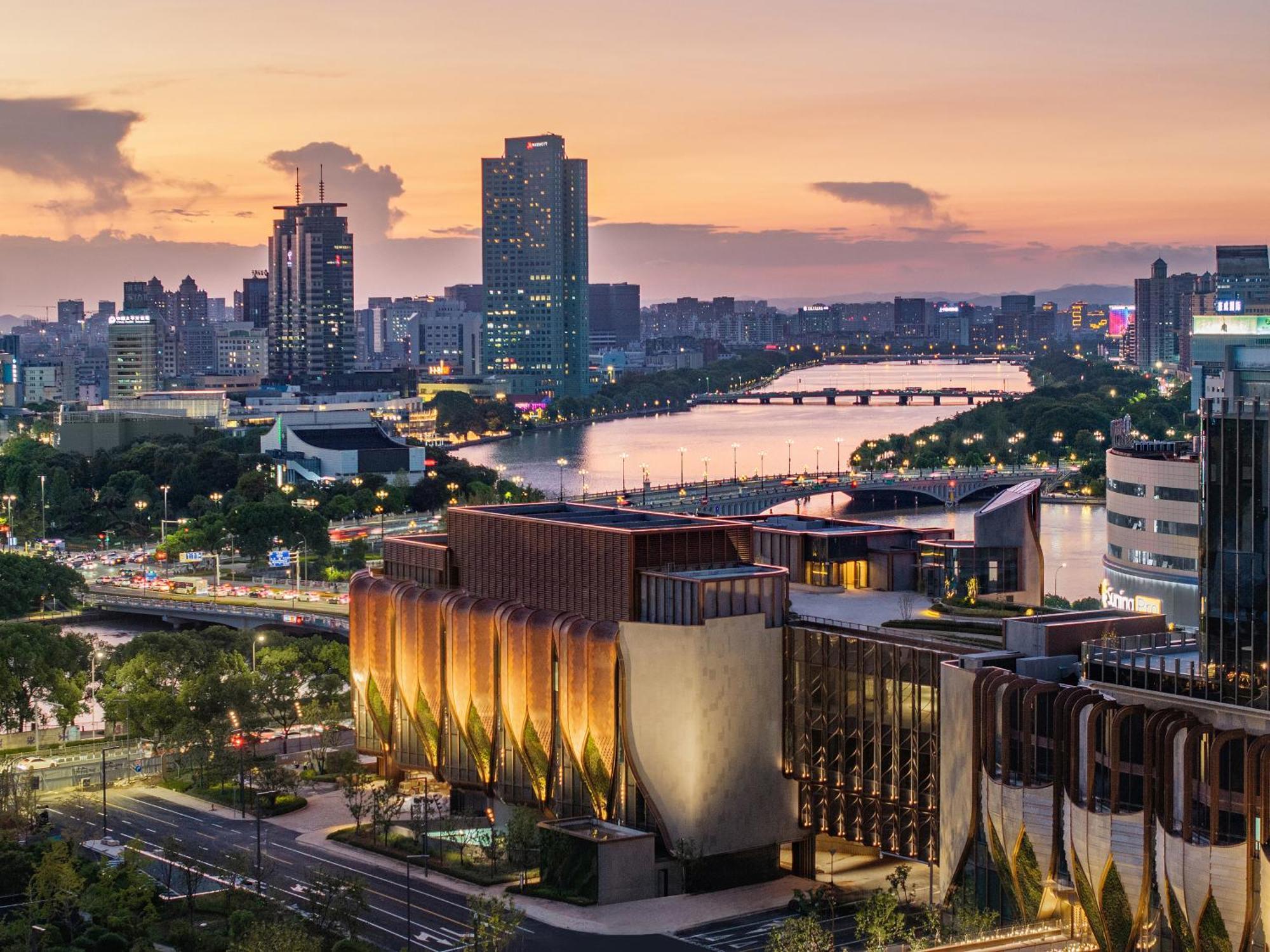 Hotel Shangri-La Ningbo - The Three Rivers Intersection Exteriér fotografie