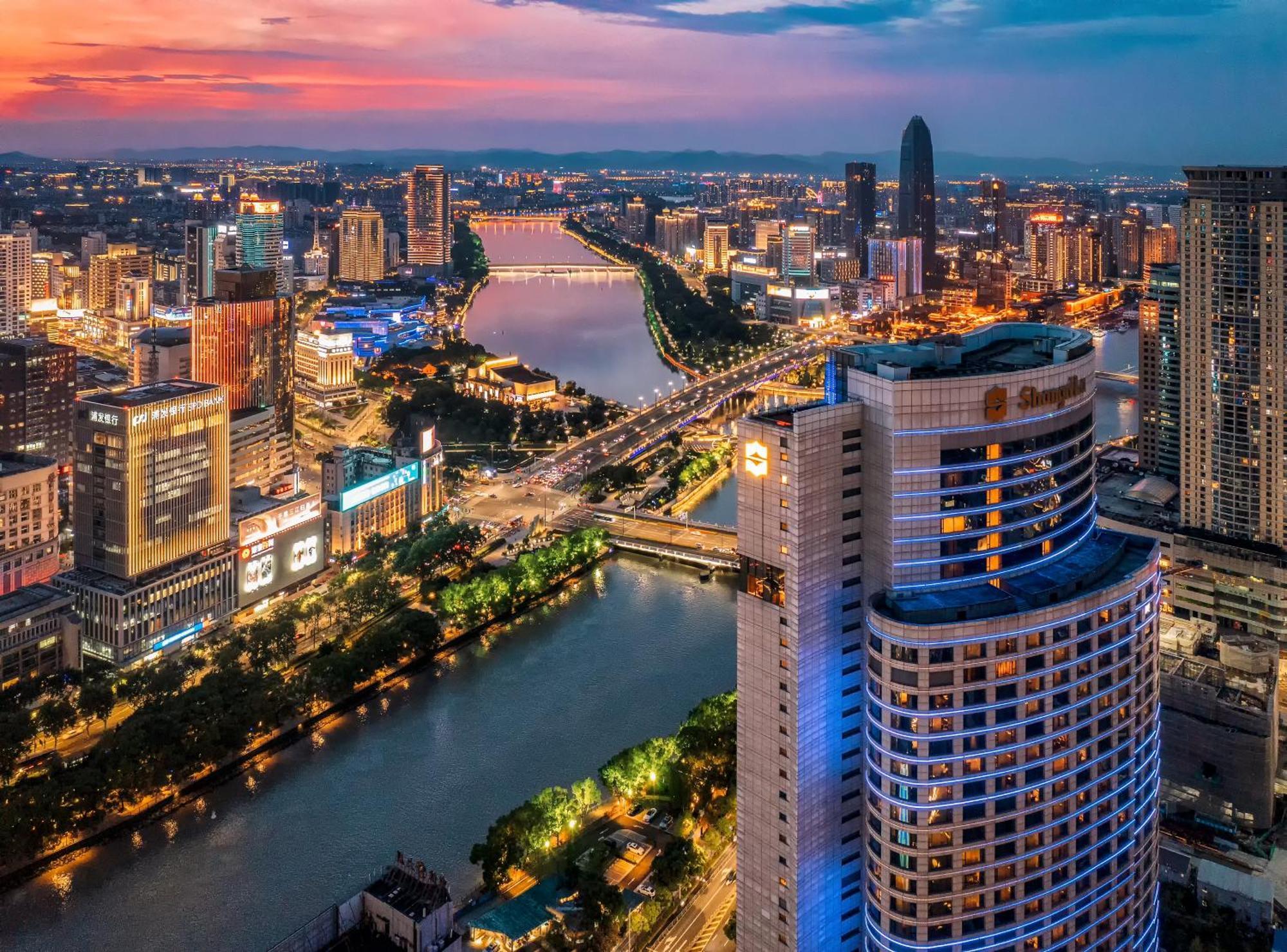 Hotel Shangri-La Ningbo - The Three Rivers Intersection Exteriér fotografie